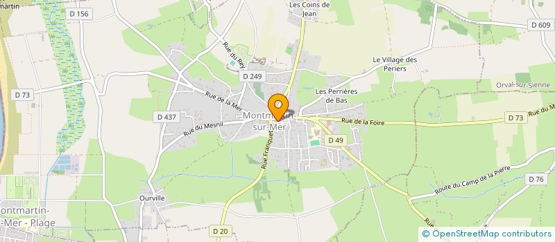 localisation de l'entreprise MADAME ANNE-LYSE ANNE-LYSE BLIER  MONTMARTIN-SUR-MER