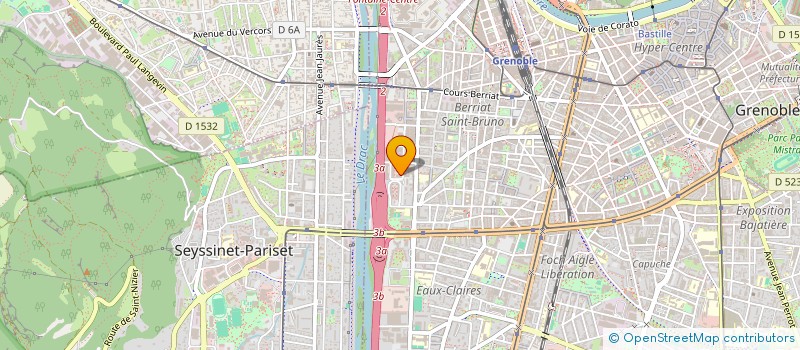 localisation de l'entreprise MADAME ANNE-LYSE CAMUS  GRENOBLE