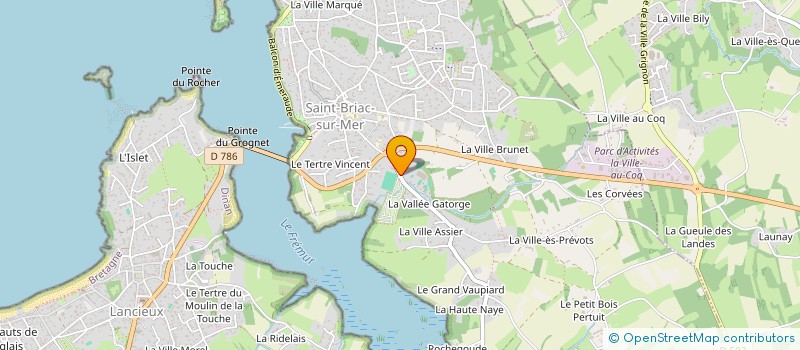 localisation de l'entreprise MADAME ANNE-LYSE GOUTORBE  SAINT-LUNAIRE