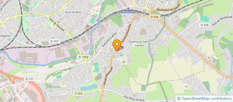 localisation de l'entreprise MADAME ANNE-LYSE GUILLAUD  LOUVROIL