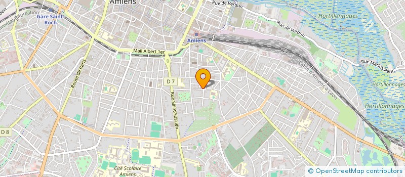 localisation de l'entreprise MADAME ANNE-LYSE LABOUX  AMIENS