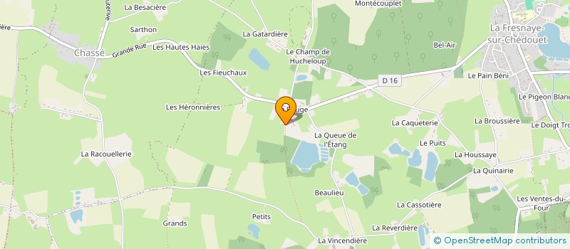 localisation de l'entreprise MADAME ANNE LYSE LALY  VILLENEUVE-EN-PERSEIGNE