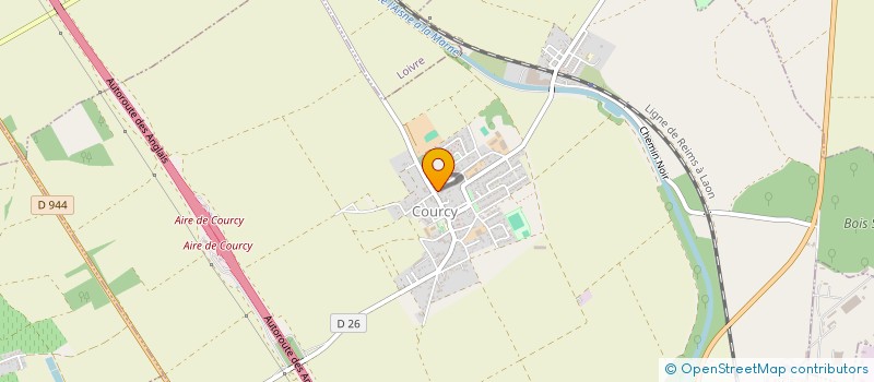 localisation de l'entreprise MADAME ANNE-LYSE MELINE  COURCY