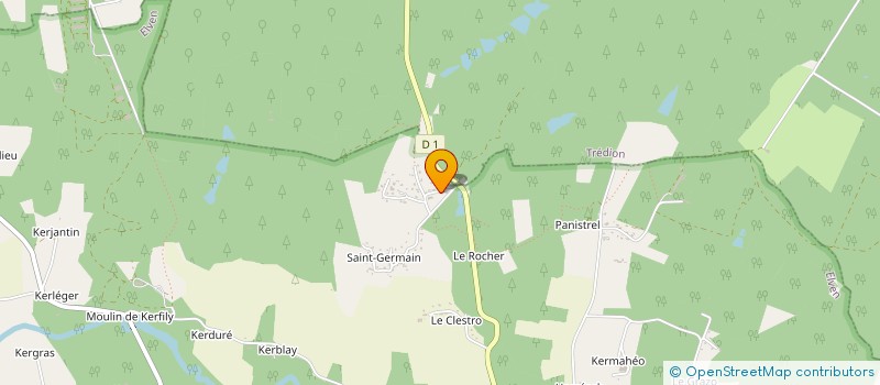 localisation de l'entreprise MADAME ANNE LYSE PAILLER  ELVEN