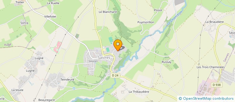 localisation de l'entreprise MADAME ANNE LYSE SABOURIN  SAIVRES