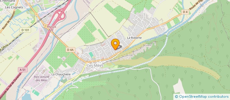 localisation de l'entreprise MADAME ANNE-LYSE SPINETTA SIGNORET à LES MEES