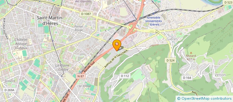 localisation de l'entreprise MADAME ANNE-LYSE TONEGUZZI à SAINT-MARTIN-D'HERES