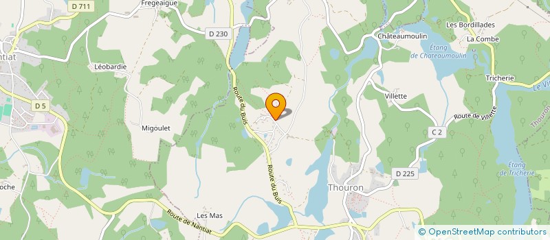 localisation de l'entreprise MADAME ANNE LYSE VIDIS  THOURON