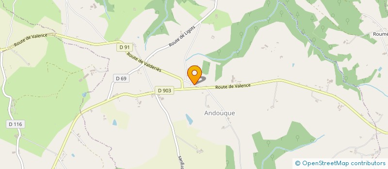 localisation de l'entreprise MADAME ANNE-M TONARELLI  ANDOUQUE