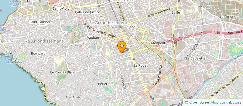 localisation de l'entreprise MADAME ANNE MACAGNO à MARSEILLE