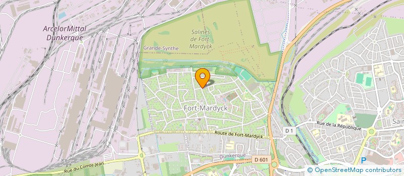 localisation de l'entreprise MADAME ANNE MACREZ à DUNKERQUE