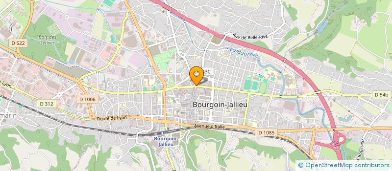 localisation de l'entreprise MADAME ANNE MADELEINE LALLEMENT à BOURGOIN-JALLIEU