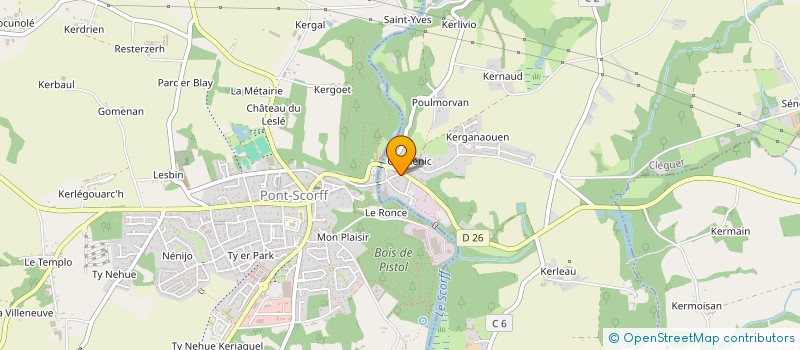 localisation de l'entreprise MADAME ANNE-MAELLE DERRIAN  CLEGUER