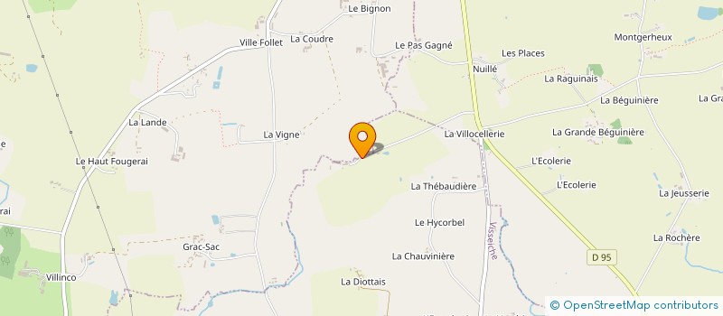 localisation de l'entreprise MADAME ANNE MAIGNAN  VISSEICHE