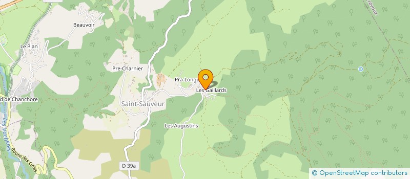 localisation de l'entreprise MADAME ANNE MAILLARD  SAVINES-LE-LAC