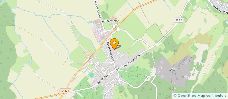 localisation de l'entreprise MADAME ANNE MAIRET  GY