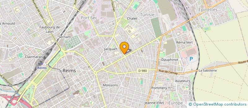 localisation de l'entreprise MADAME ANNE MAIRET  REIMS