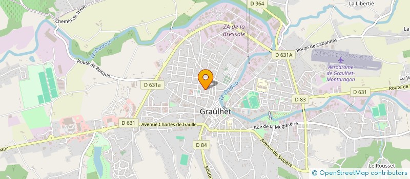 localisation de l'entreprise MADAME ANNE MAITREJEAN à GRAULHET