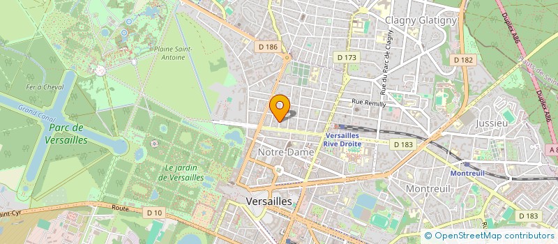 localisation de l'entreprise MADAME ANNE MALAQUIN à VERSAILLES