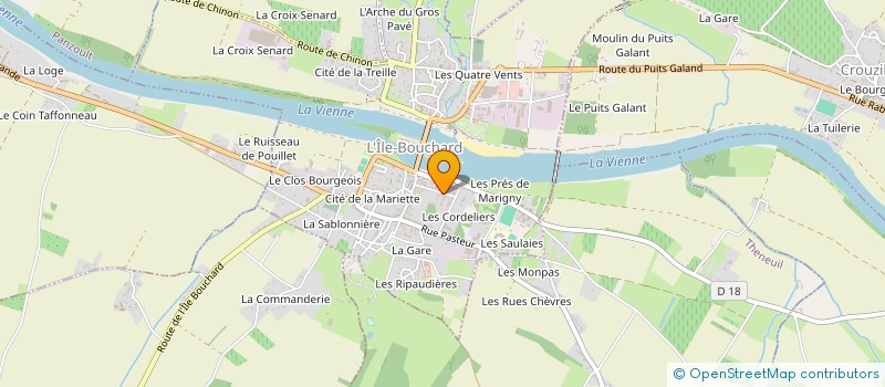 localisation de l'entreprise MADAME ANNE MALLARD à L'ILE-BOUCHARD
