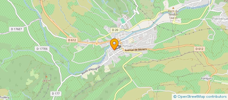 localisation de l'entreprise MADAME ANNE MALRIC à SAINT-CHINIAN