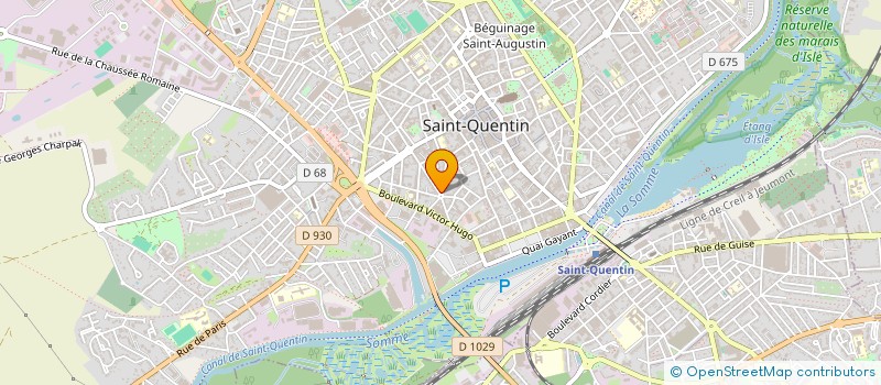 localisation de l'entreprise MADAME ANNE MANESSE à SAINT-QUENTIN