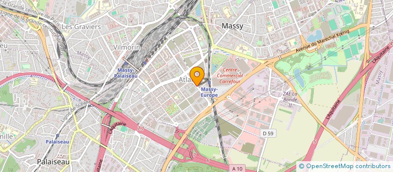 localisation de l'entreprise MADAME ANNE MANGNAN  MASSY