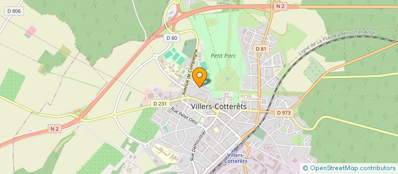 localisation de l'entreprise MADAME ANNE MANTE à VILLERS-COTTERETS