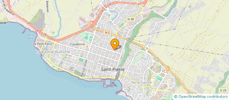 localisation de l'entreprise MADAME ANNE MANUELA JAMARY à SAINT-PIERRE
