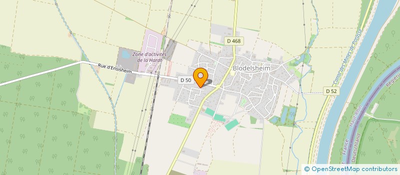 localisation de l'entreprise MADAME ANNE MARBACH  BLODELSHEIM