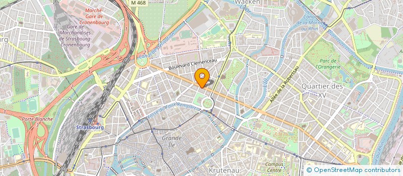 localisation de l'entreprise MADAME ANNE MARCHAL à STRASBOURG