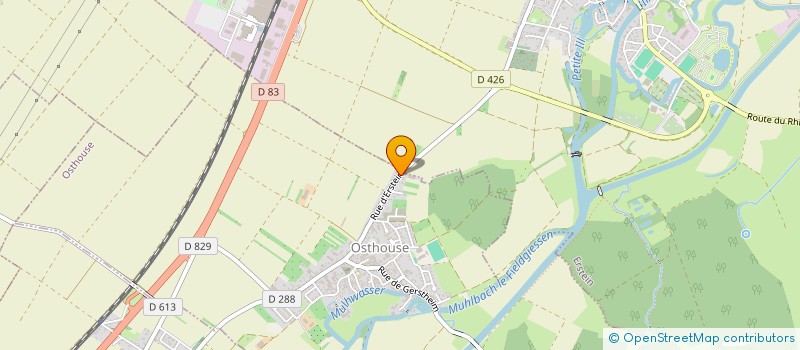 localisation de l'entreprise MADAME ANNE MARCHAND  OSTHOUSE