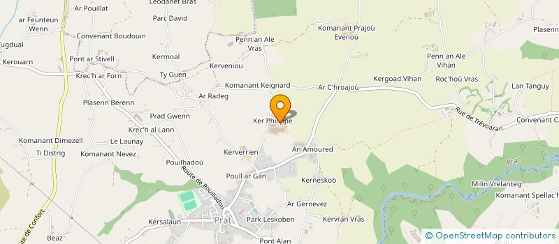 localisation de l'entreprise MADAME ANNE MAREAUX  PRAT