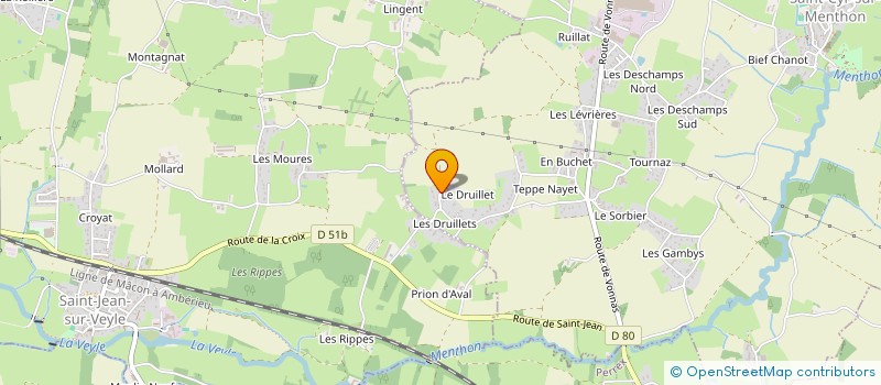 localisation de l'entreprise MADAME ANNE MARECHAL à SAINT-CYR-SUR-MENTHON