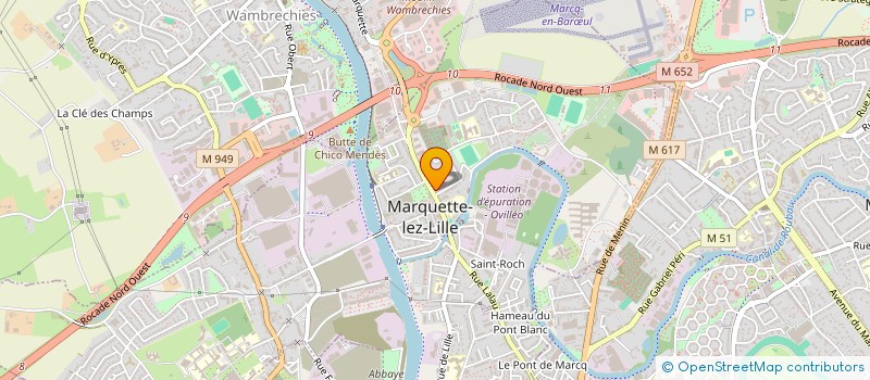 localisation de l'entreprise MADAME ANNE MARIAGE à MARQUETTE-LEZ-LILLE