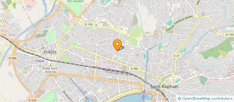 localisation de l'entreprise MADAME ANNE-MARIE ALCARAZ à FREJUS