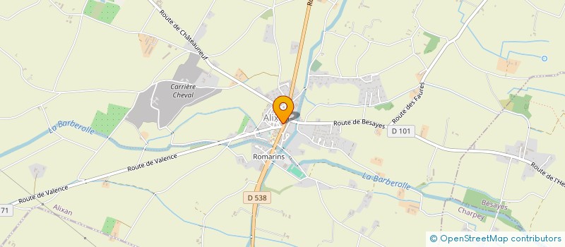 localisation de l'entreprise MADAME ANNE-MARIE ALLAMANDY  ALIXAN