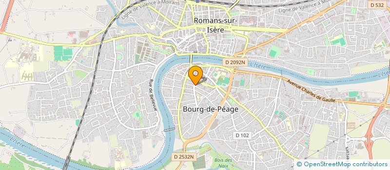 localisation de l'entreprise MADAME ANNE-MARIE AMADOR à BOURG-DE-PEAGE