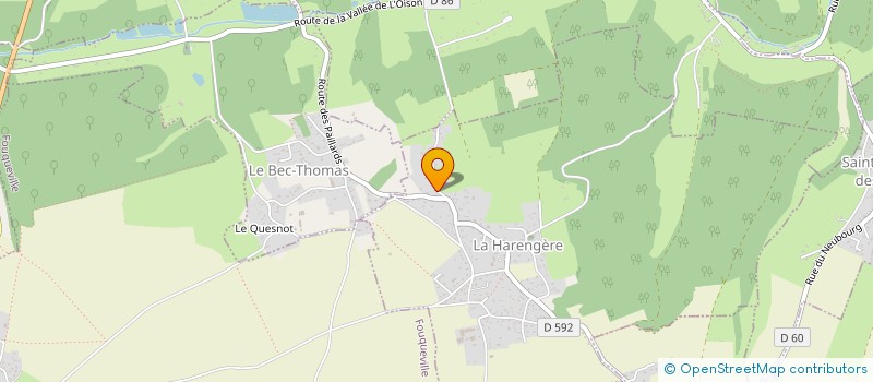 localisation de l'entreprise MADAME ANNE-MARIE ANGEL  LA HARENGERE