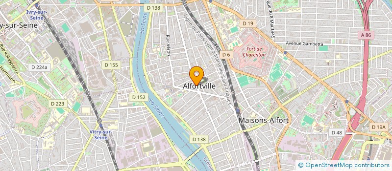 localisation de l'entreprise MADAME ANNE-MARIE ANGER à ALFORTVILLE