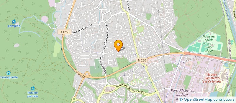 localisation de l'entreprise MADAME ANNE-MARIE ARCOS à LA TESTE-DE-BUCH