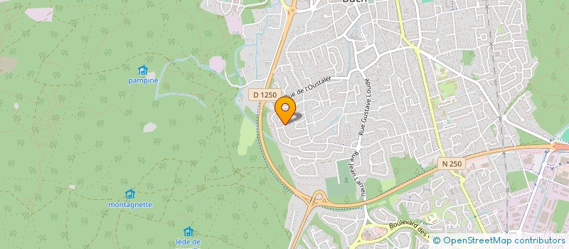 localisation de l'entreprise MADAME ANNE-MARIE ASSIE  LA TESTE DE BUCH