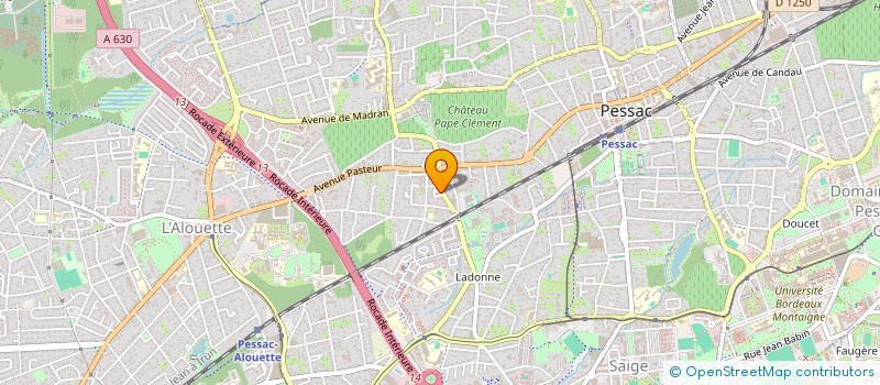 localisation de l'entreprise MADAME ANNE MARIE ATTIOGBE  PESSAC