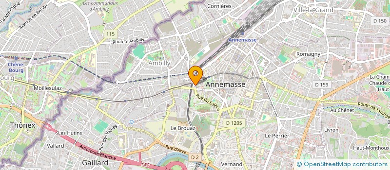 localisation de l'entreprise MADAME ANNE-MARIE AUGAIS  ANNEMASSE