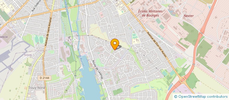 localisation de l'entreprise MADAME ANNE-MARIE AUMARECHAL  BOURGES