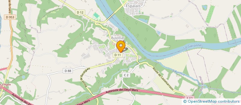 localisation de l'entreprise MADAME ANNE MARIE AURIERES à AUVILLAR