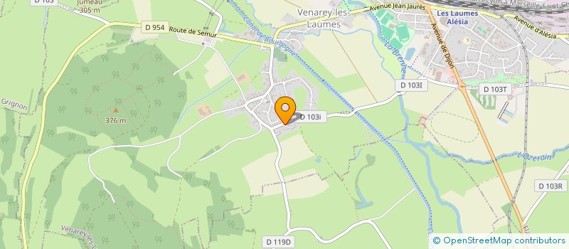 localisation de l'entreprise MADAME ANNE-MARIE AUVERT à VENAREY-LES-LAUMES