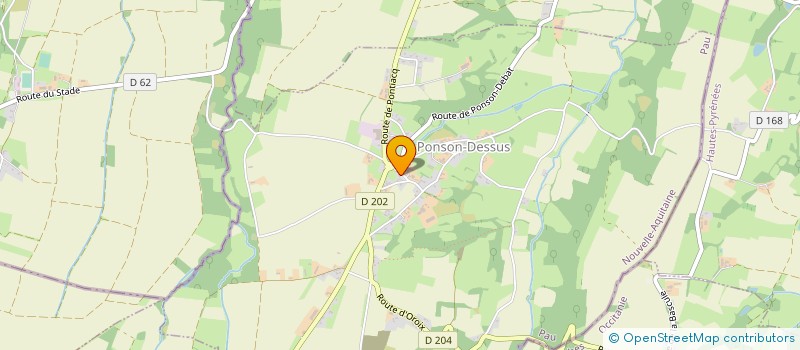 localisation de l'entreprise MADAME ANNE-MARIE BADIE  PONSON-DESSUS