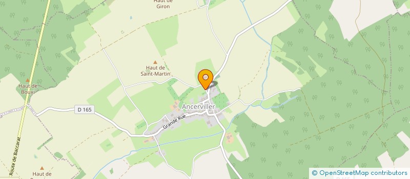 localisation de l'entreprise MADAME ANNE-MARIE BARBIER  ANCERVILLER