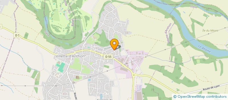 localisation de l'entreprise MADAME ANNE-MARIE BARBISAN  VILLETTE-D'ANTHON